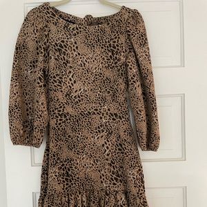 Anthropologie Maeve Knit Cut Out Mini Dress